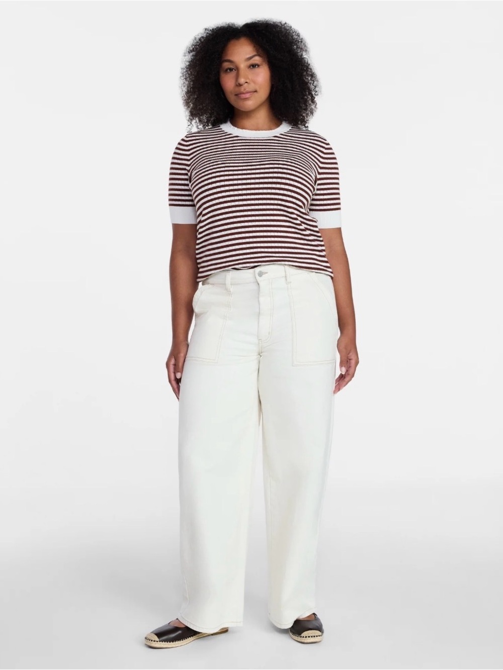 NWT jeans Wide-Leg Utility Pants, 31" Inseam, Size: 20